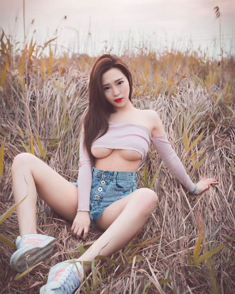衣服是什麼我不知道！台灣正妹「超大尺野外」特輯，沈澱澱「巨乳饗宴」守護攝護腺！