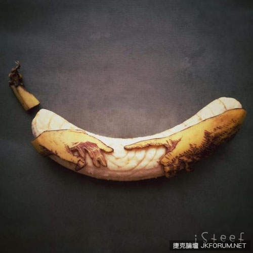 《香蕉剝皮藝術》每種掰開都含有一種美