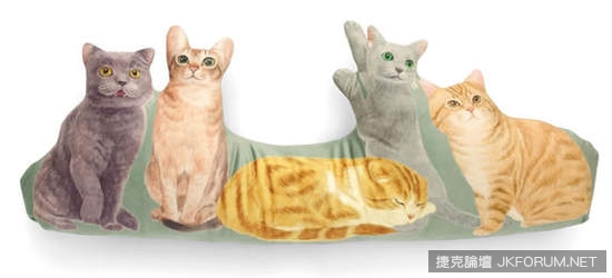 【蜗牛娱乐】『圍繞貓抱枕』讓你體驗被貓咪簇擁的感覺