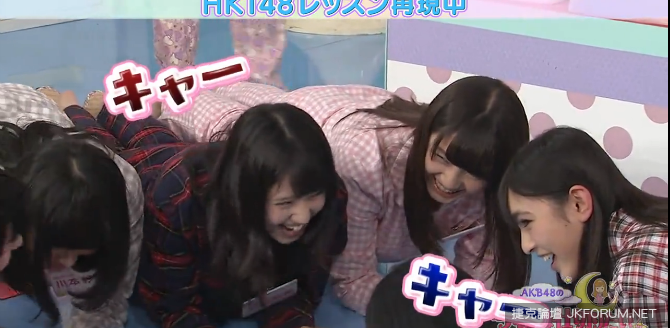 偶像果然都不吃飯？日本 AKB48 姊妹團成員秀出超纖細腰身！