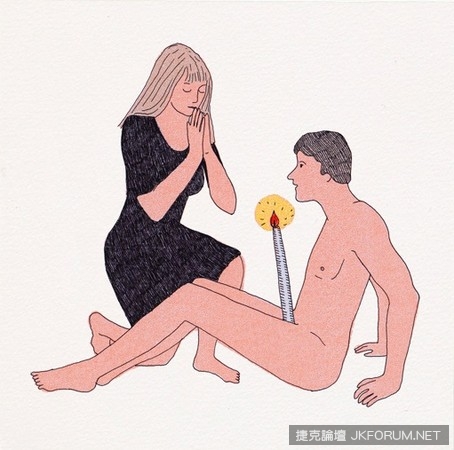 【6upoker】開腿過山洞，插畫家露骨詮釋男女愛、恨、慾
