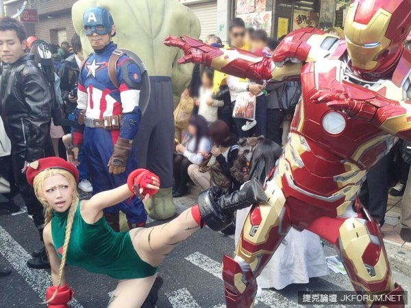 童年崩壞！日本街頭出現超恐怖「麵包超人」Cosplay！