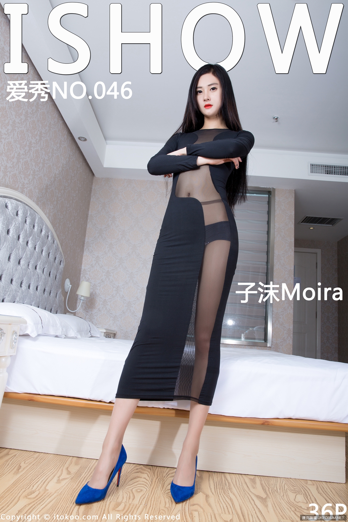 【IShow愛秀系列】2 2016.05.04 No.046 子沫Moira 絲襪高跟美腿【37P】 - 貼圖 - 絲襪美腿 -