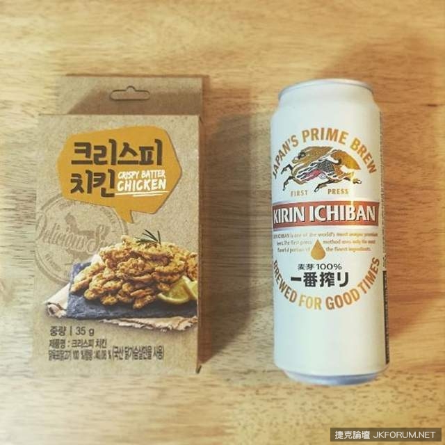 韓國便利商店新推出《炸雞肉乾》以後上班就能偷吃炸雞惹（口水）