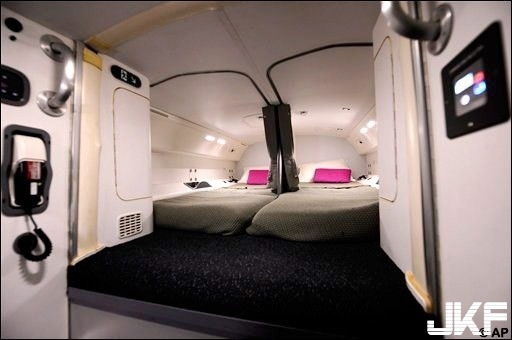 空姐在飛機上怎麼休息？飛機職員休息室大揭密