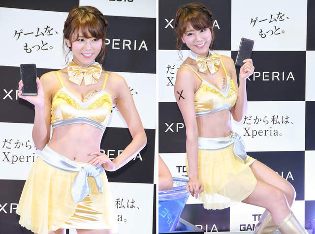 《Xperia風呂》東京電玩展性感寫真女星早瀬あや現場直接泡澡