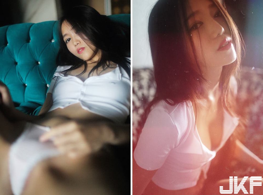 台灣「童顏美乳妹」滿足男人的情慾幻想！超火辣全套大尺度照讓人受不了&#8230;