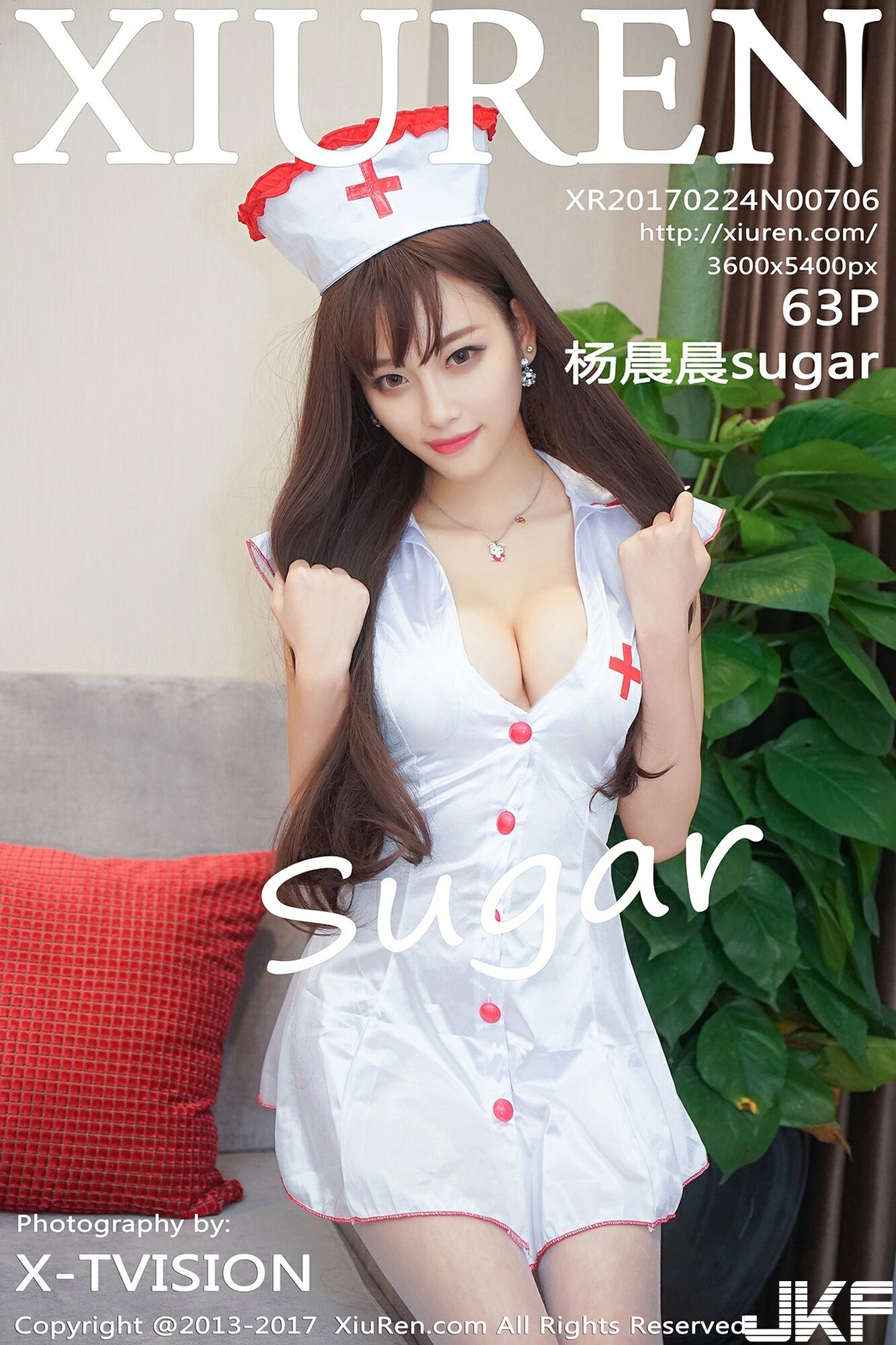 【Xiuren秀人網系列】2017.02.24 No.706 楊晨晨sugar性感寫真【64P】 - 貼圖 - 絲襪美腿 -