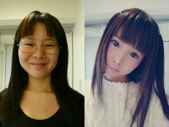 日本妹素顏真的「換一個人」　正妹秒變8+9