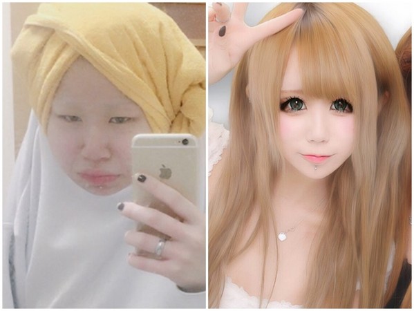 日本妹素顏真的「換一個人」　正妹秒變8+9