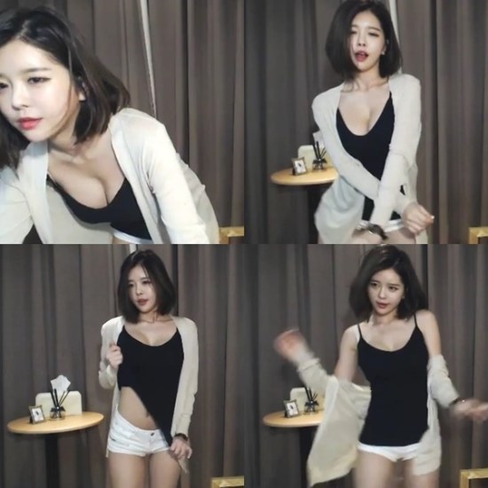 可惡！「美乳女神」性感穿絲襪&#8230;衣服敞開「肉球」大幅度跳出，讓人大噴鼻血