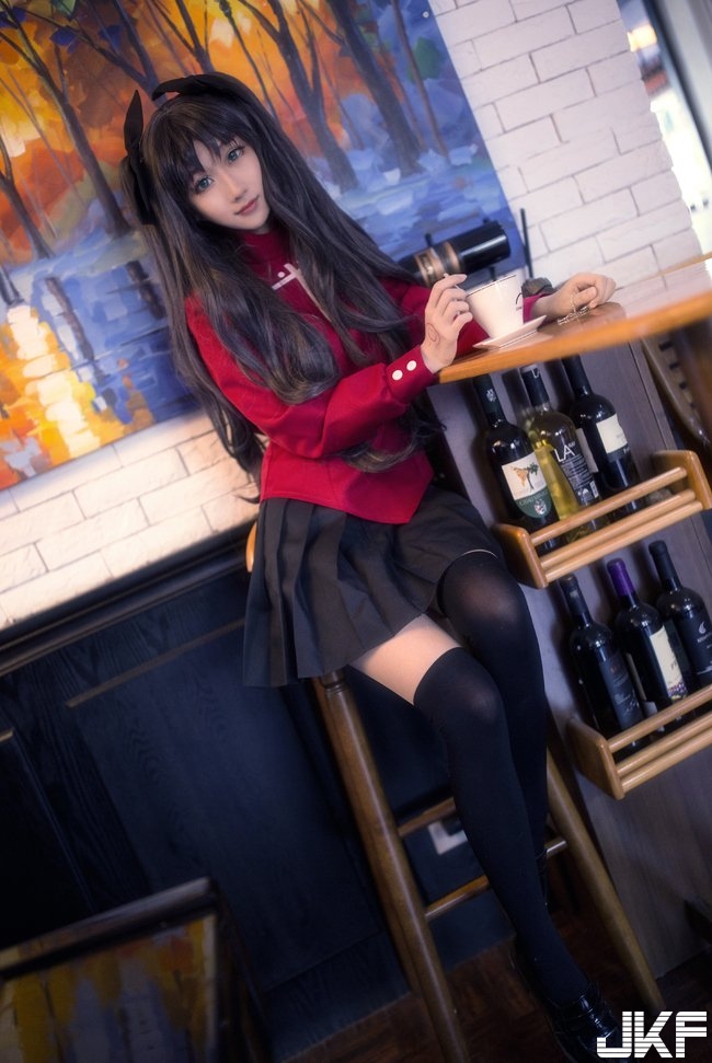 Fate 遠坂凜制服cos 美腿福利 Guantian Fate 遠坂凜制服cos 美腿福利 Guantian