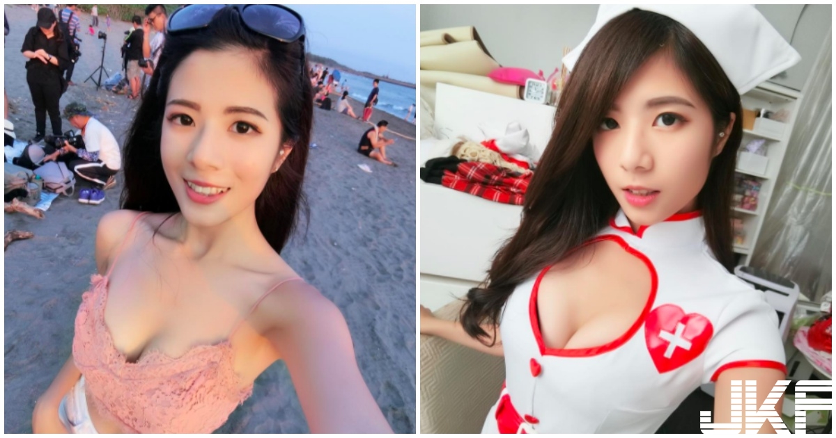 崑山豆花妹「海邊大曬深V美乳」，自拍太誘人「遊客都受不了了」！