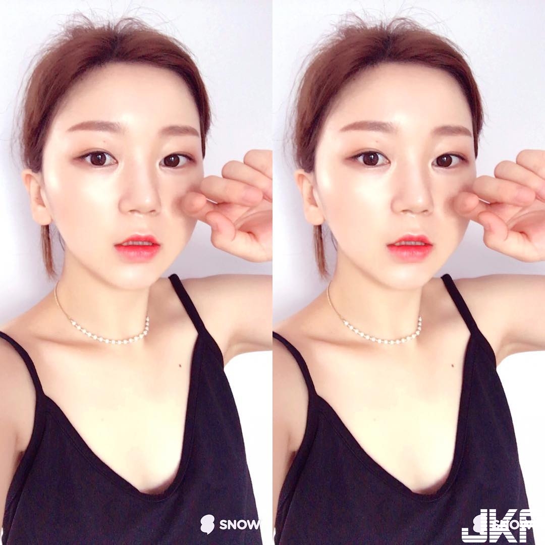 妹子自備「雙乳」突破！快衝出白色上衣，勒出「可愛乳形狀」超明顯啊！