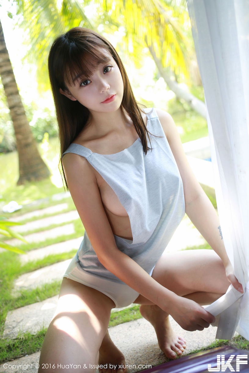 超甜美！白皙美乳妹「極上誘惑」形狀有夠可愛！性感的「邪惡線條」胸到不要不要的…