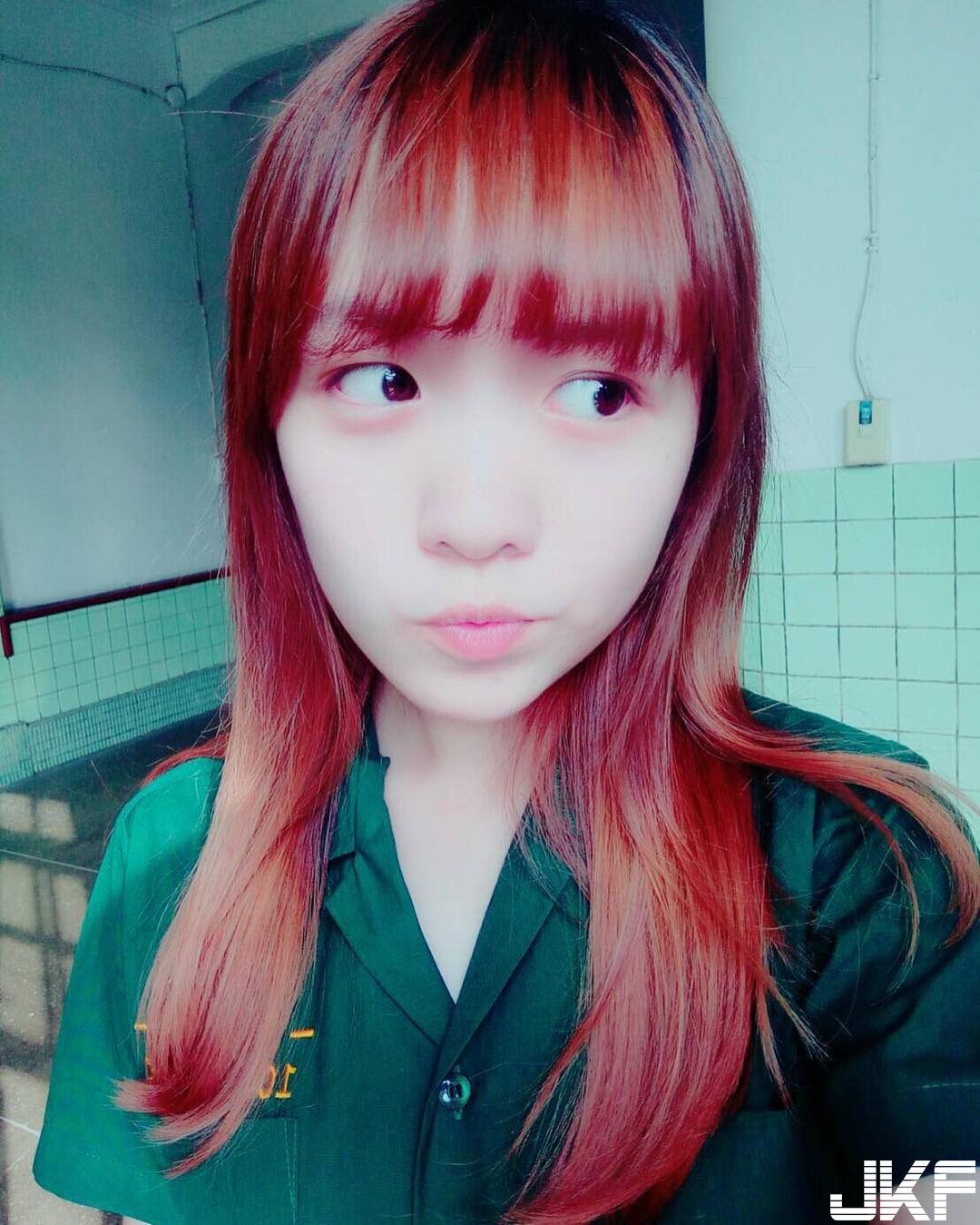 又初戀了！甜美小綠綠　北一女「清純學生妹」甜甜一笑讓人秒戀愛！