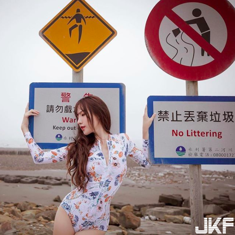 高雄女中「甜美學生妹」出沒！粉嫩肌膚＋白皙美乳太極品！好想跟她當同學啊！