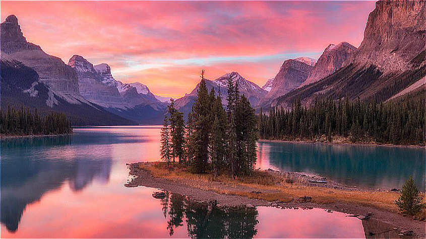 加拿大Jasper 國家公園瑪琳湖_meitu_1.jpg