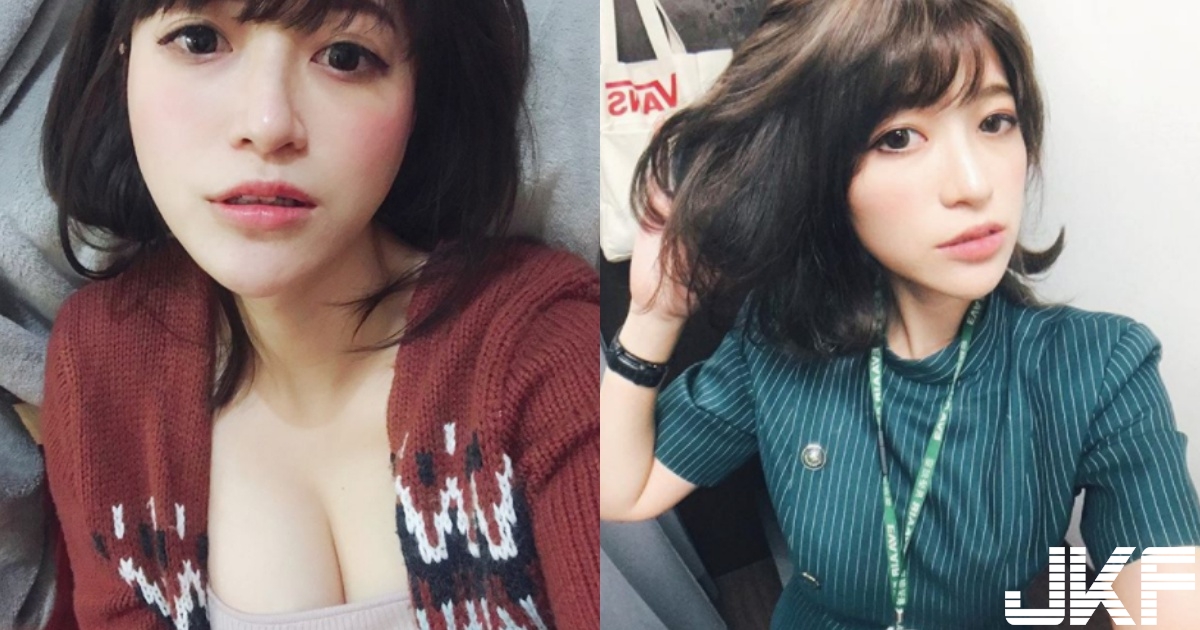 這樣真的太兇！「長榮美女空服員」制服底下藏美乳，換上「低胸小可愛」真的不得了！【EV棋牌】-EV棋牌