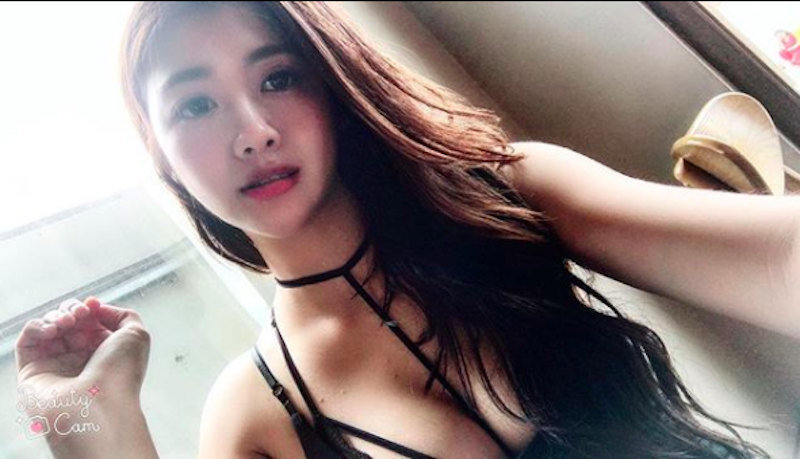 逢甲大學「美乳正妹學姊」太辣！低胸爆乳「一片雪白」風景超撩人！台中人快衝啊！