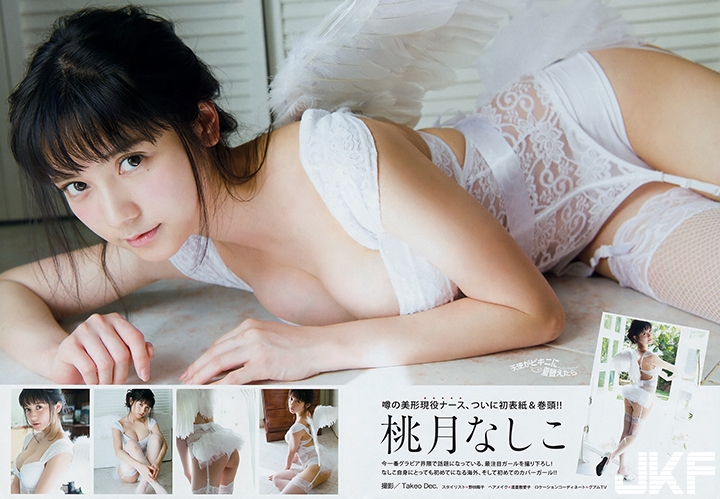 非設定！現役「爆乳看護師」是白衣天使　脫下保守護士服露白嫩乳球！