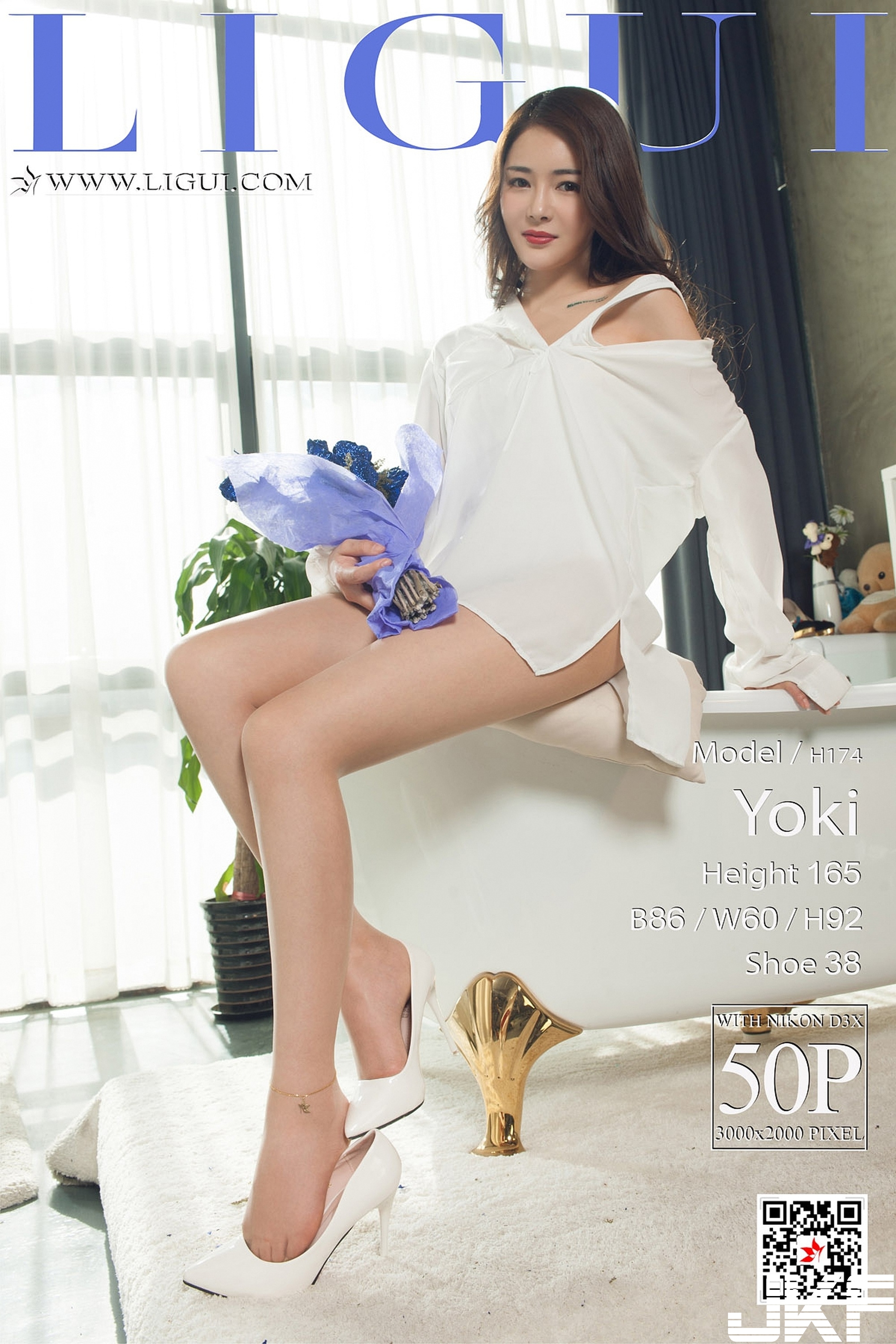 [Ligui麗櫃] 2018.03.04 網絡麗人 Model Yoki [52P] - 貼圖 - 絲襪美腿 -