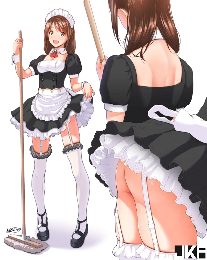 Dildo maid sensual anime