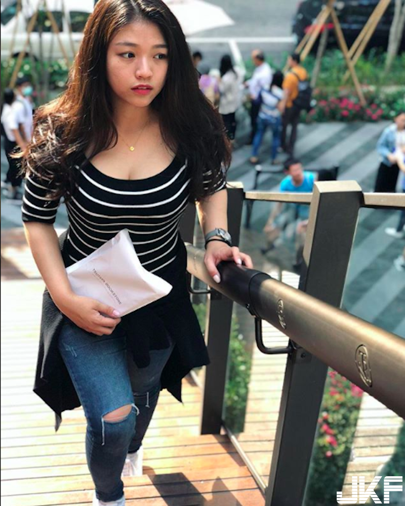 台南妹子「比基尼好狂」！渾圓飽滿的「雪白肉彈」快要溢出！不愧是美食達人啊&#8230;