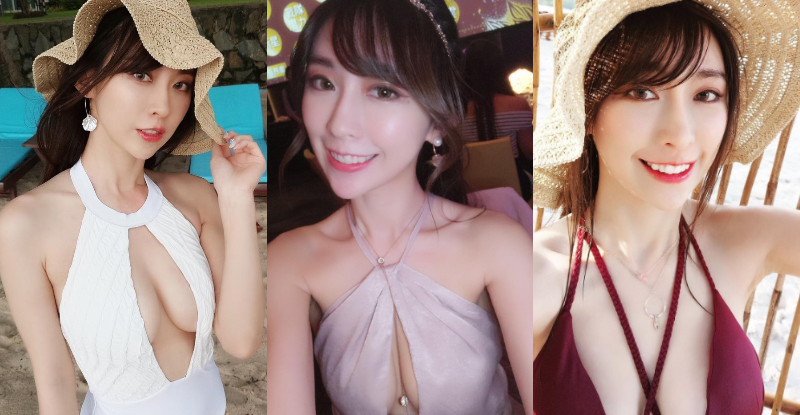 氣質直播主開胸泳裝「大爆美乳」！白嫩飽滿奶球出來透氣兼見客！【EV棋牌】-EV棋牌