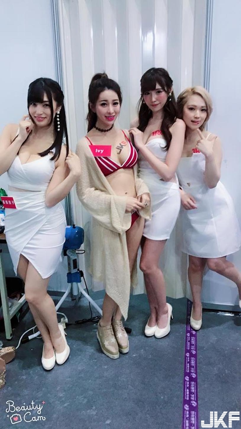 TRE櫥窗區「爆乳女僕」！百變造型「深溝溢出」，粉絲瘋狂搶拍！