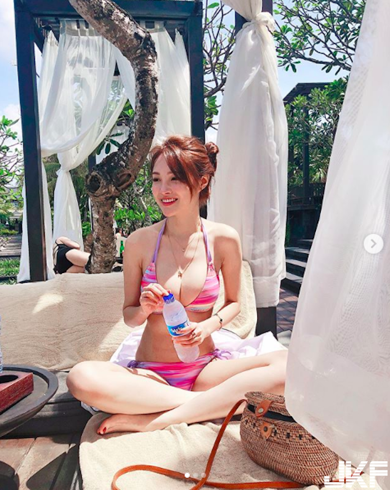 沙灘最正！峇里島度假「比基尼奶妹」好搶眼，「粉紅美乳」大方展現！