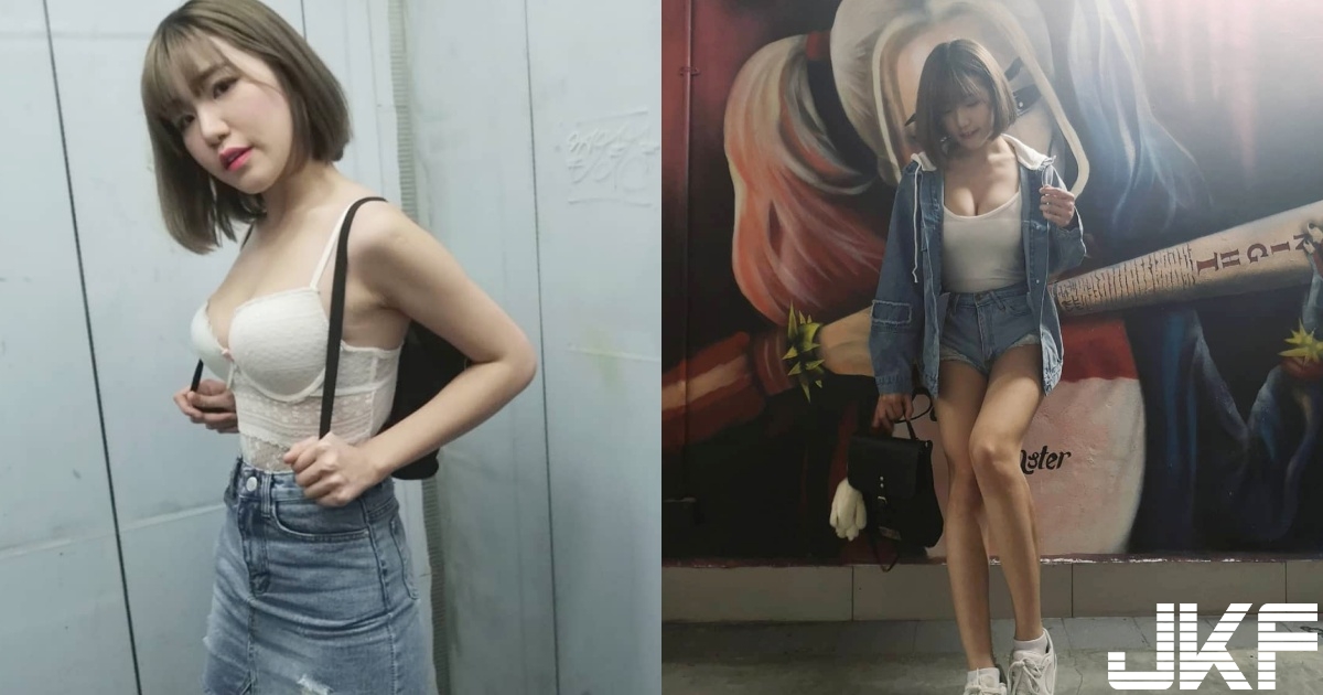 這乳爆得太超過！正妹「糖糖」身材讓人好害羞，爆乳內衣路人不知道該看哪啦&#8230;