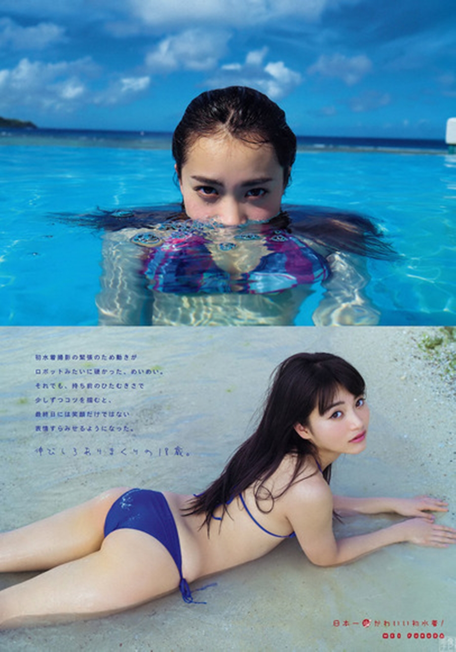 【6upoker】日本最美女高中生「福田愛依」泳裝初解禁　超可愛小虎牙根本強迫人戀愛啊！