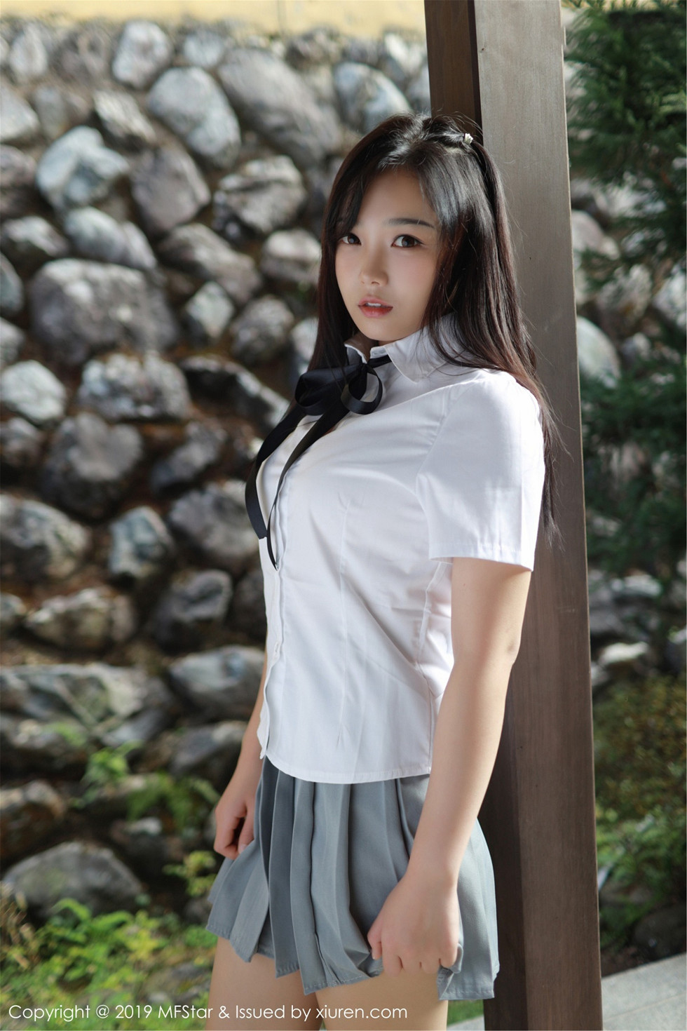 女神徐微微miar日本旅拍戶外學生JK制服清爽迷人寫真 - 貼圖 - 清涼寫真 -