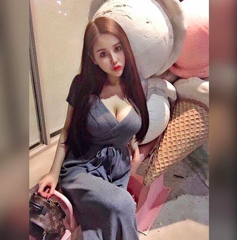 性感正妹學不會穿睡衣！「美胸高手」大方秀豪乳，想要變瘦變大胸都可以找她～