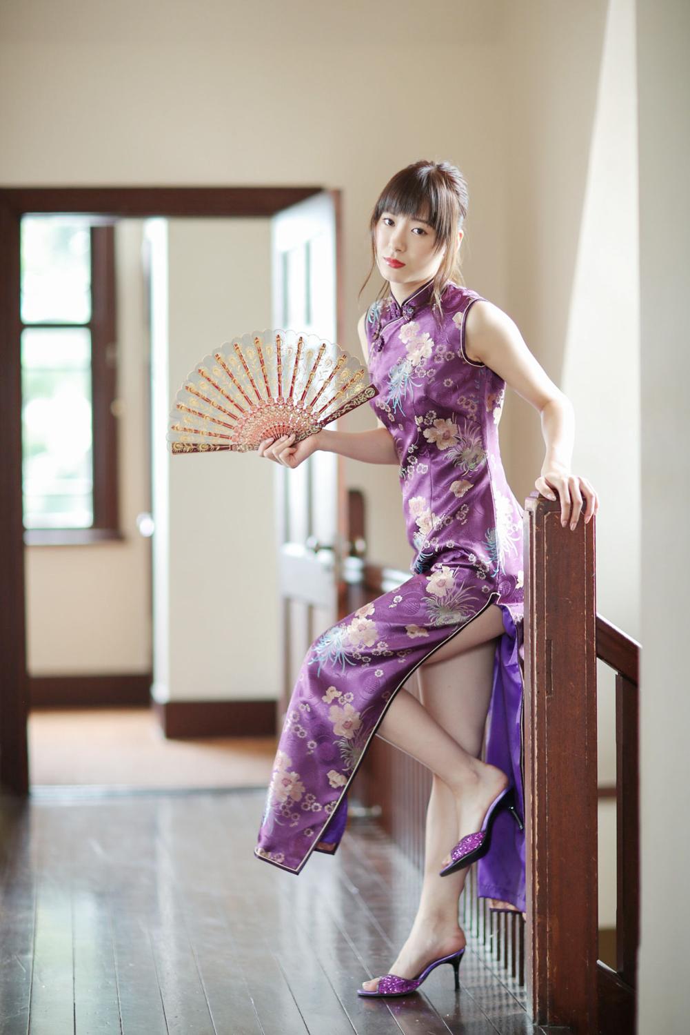 生田衣梨奈  穿著旗袍的早安少女  既俏皮又可愛 - 亞洲美女 -