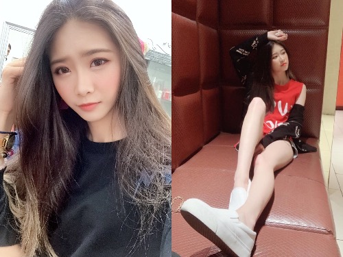 逆天美腿女孩—林淨 - 美女圖 -