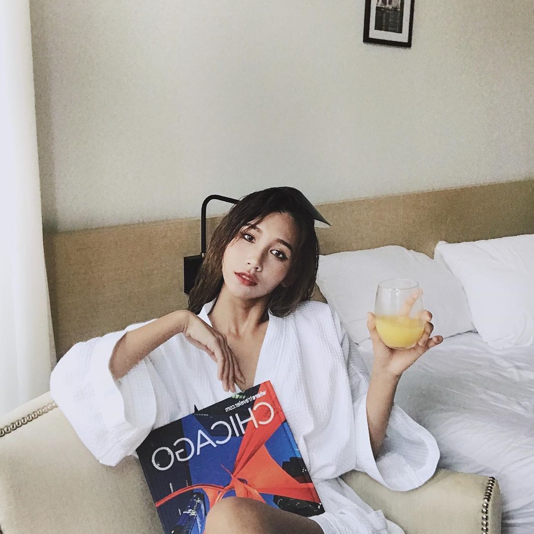 留美時尚正妹！「Chrissy」五官精緻顏值破表，比基尼下的渾圓雪乳更讓人驚豔難忘！
