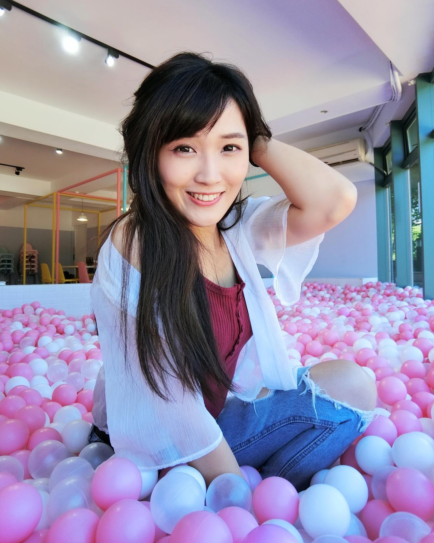 職棒啦啦隊員璇璇....清新神顏值  網友：現在去看球賽來得及嗎? - 美女圖 -