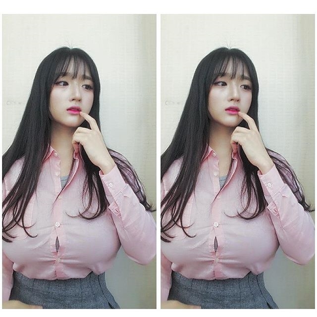 不成比例的韓國巨乳妹 쪼블리 - 亞洲美女 -