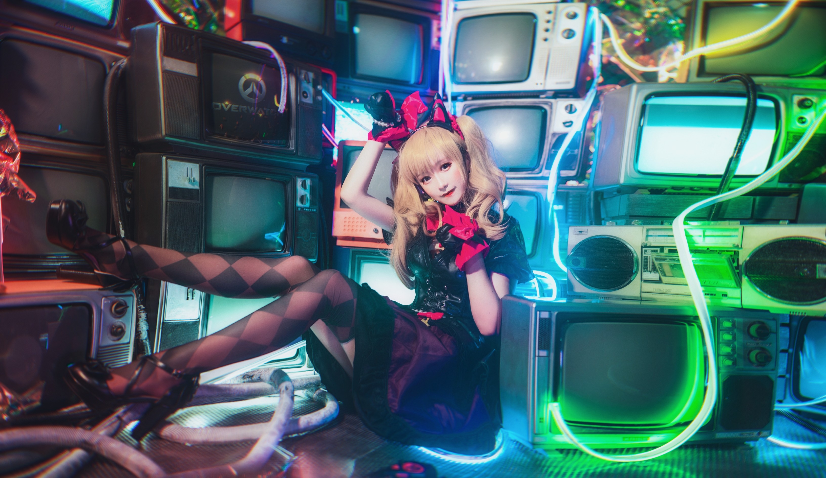守望先鋒 黑貓 D.VA Cosplay - COSPLAY -