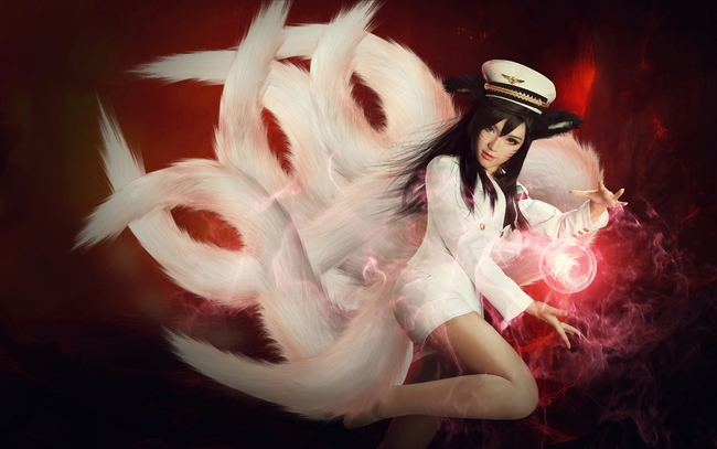 英雄聯盟  九尾妖狐阿狸 cn: 寒殇 - COSPLAY -