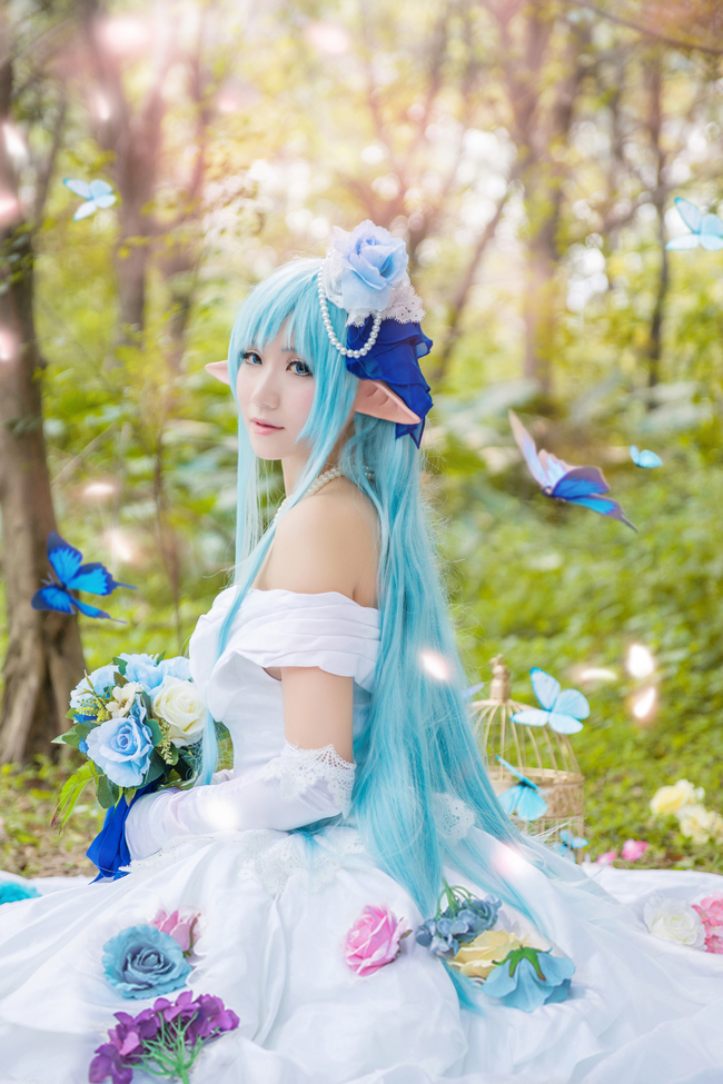水精靈亞絲娜婚紗ver  CN：沈酣 - COSPLAY -