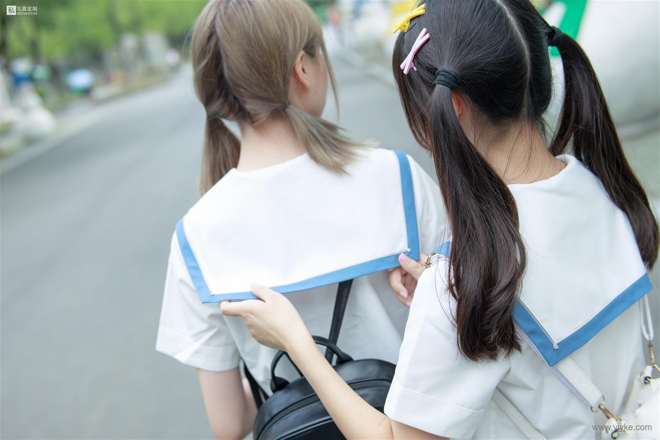 森蘿財團 JKFUN-025 默陌&Aika 兩女一ZOO ​​80D白絲過膝襪 [93P] - 貼圖 - 絲襪美腿 -