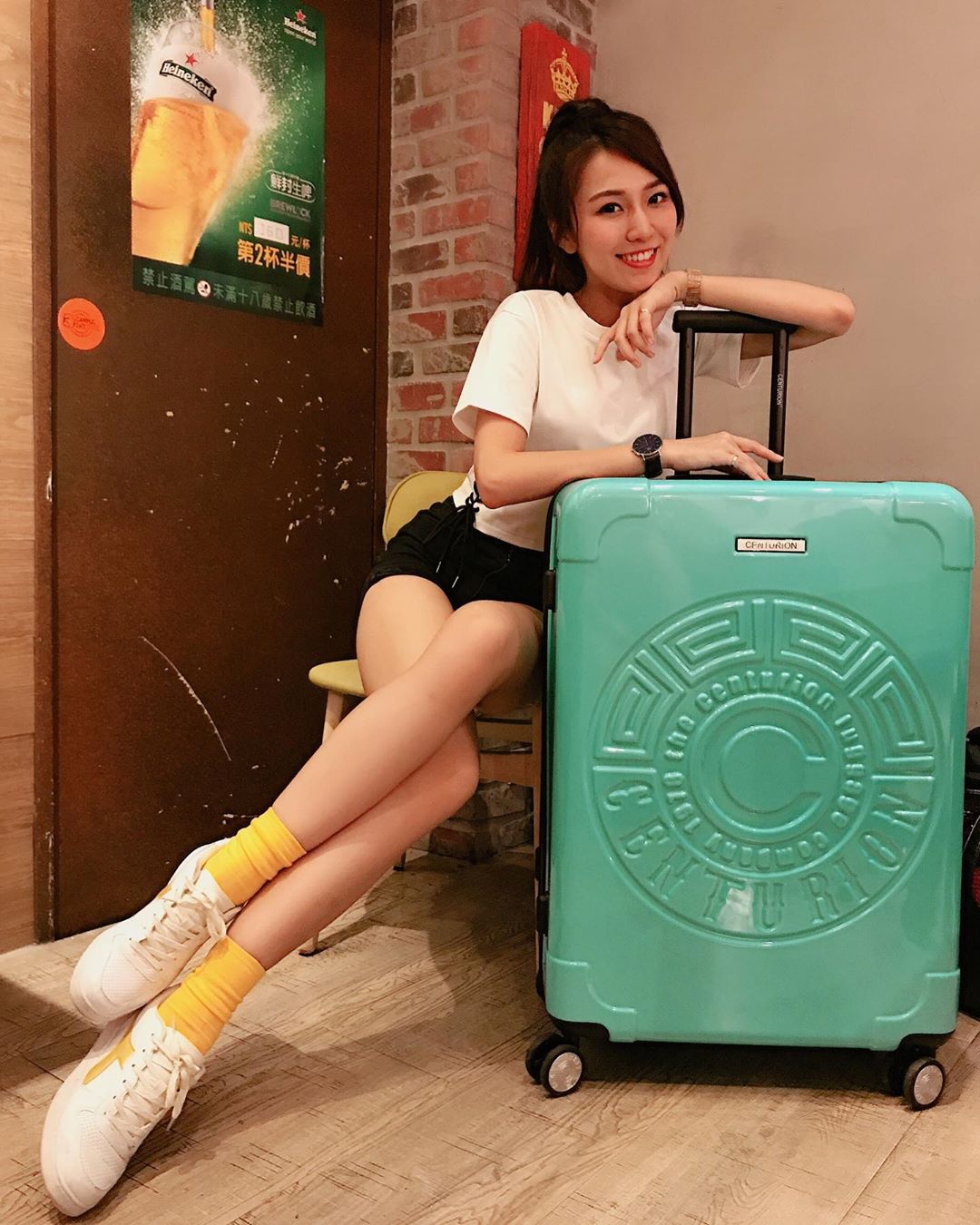 啦啦隊完美的SSR特級身材 美麗外表惹人疼  Peggy黃沛祺 - 美女圖 -