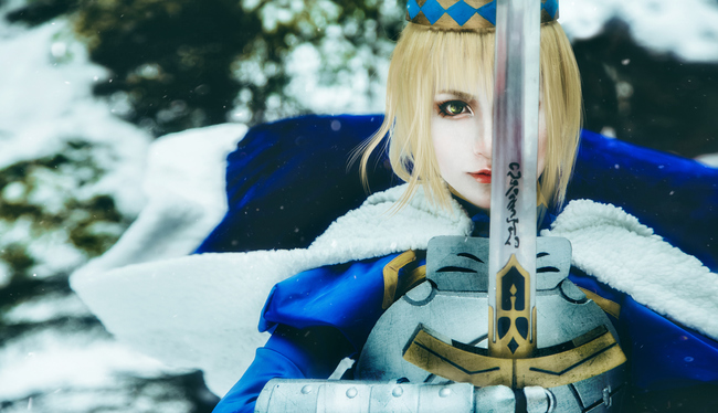 fate/stay night saber cosplay - COSPLAY -