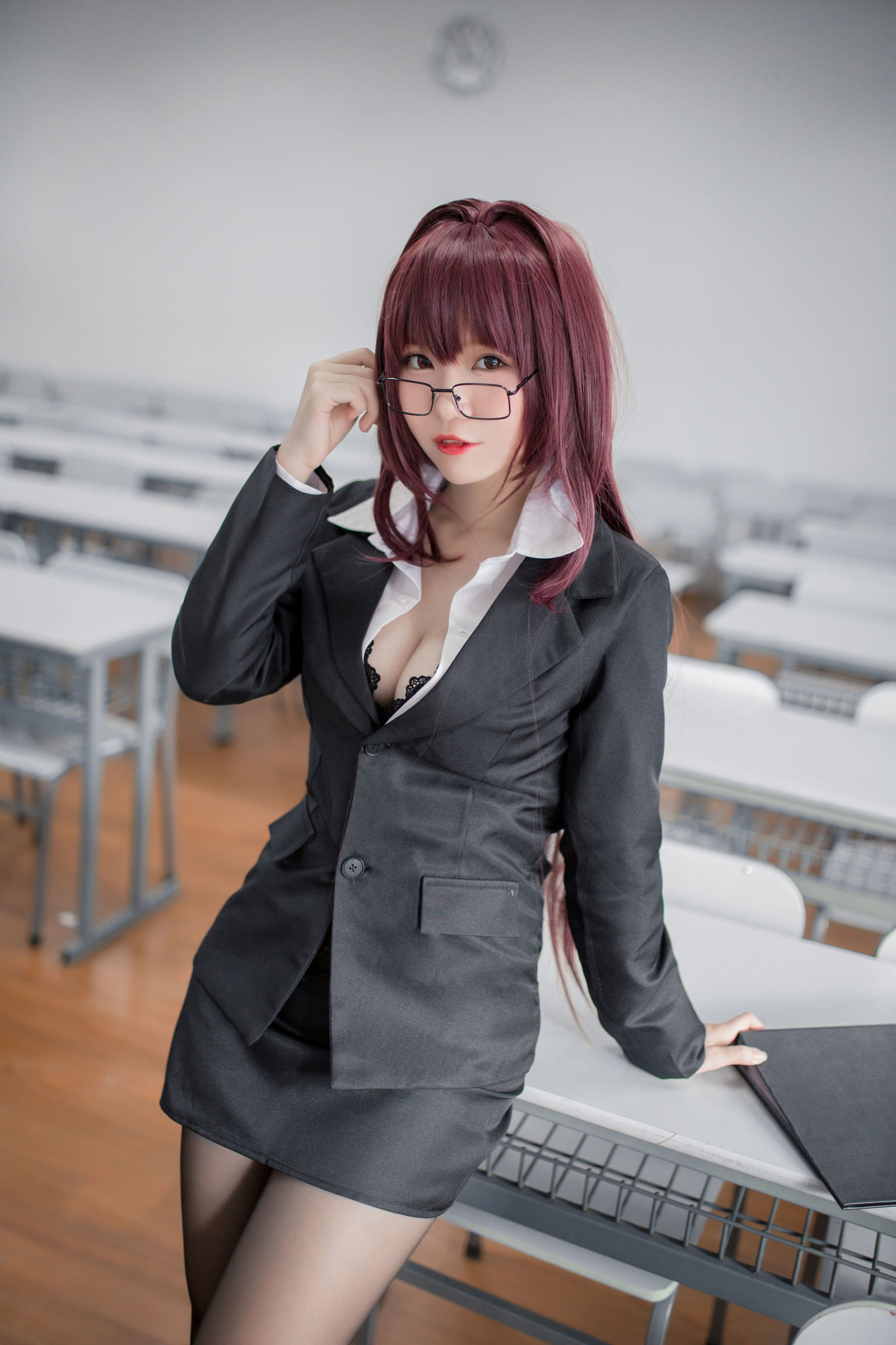 《Fate/Grand Order》斯卡哈-黑絲教師Cosplay【CN: Yoko宅夏】 - COSPLAY -