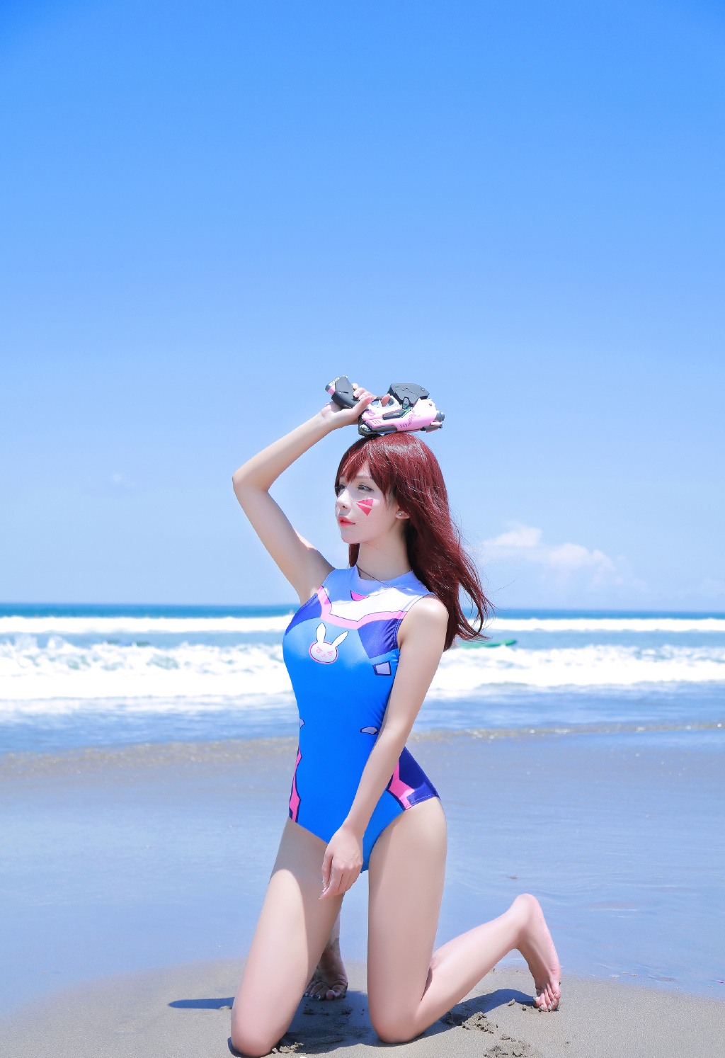 性感海邊美女守望先鋒cos美女圖片 - COSPLAY -