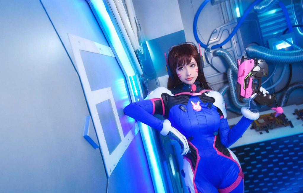 遊戲美女dva cos圖片守望先鋒cos美女圖片 - COSPLAY -