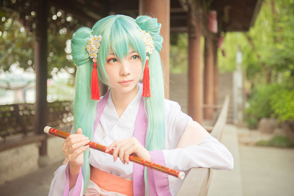 初音未來秋明月COSPLAYAA - COSPLAY -